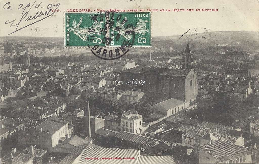 156 - Vue générale prise du dôme de la Grave sur St-Cyprien