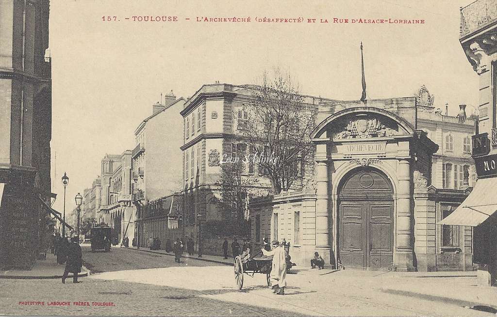 157 - L'Archevêché et la rue Alsace-Lorraine