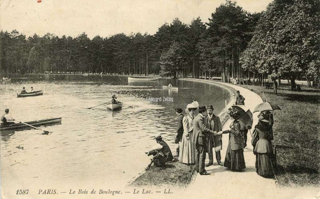 1587 - PARIS - Le Bois de Boulogne - Le Lac