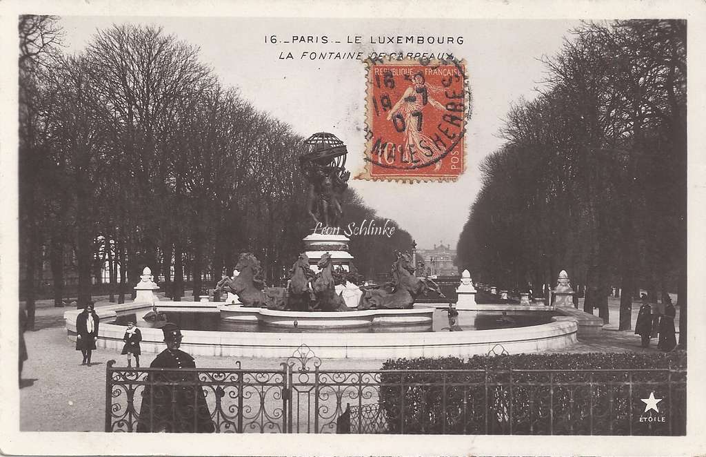 16 - Le Luxembourg La Fontaine de Carpeaux