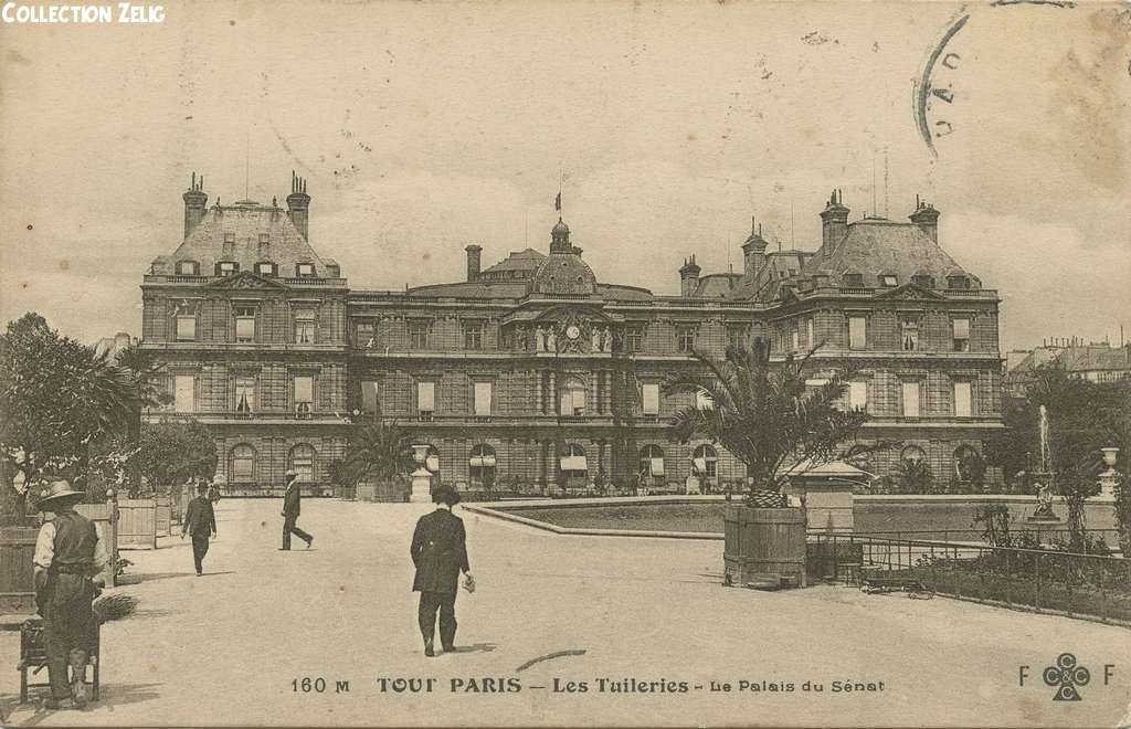 160 M - Les Tuileries - Le Palais du Sénat (c'est le Luxembourg !)