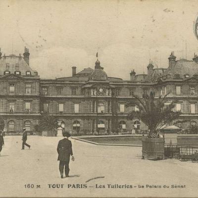 160 M - Les Tuileries - Le Palais du Sénat (c'est le Luxembourg !)