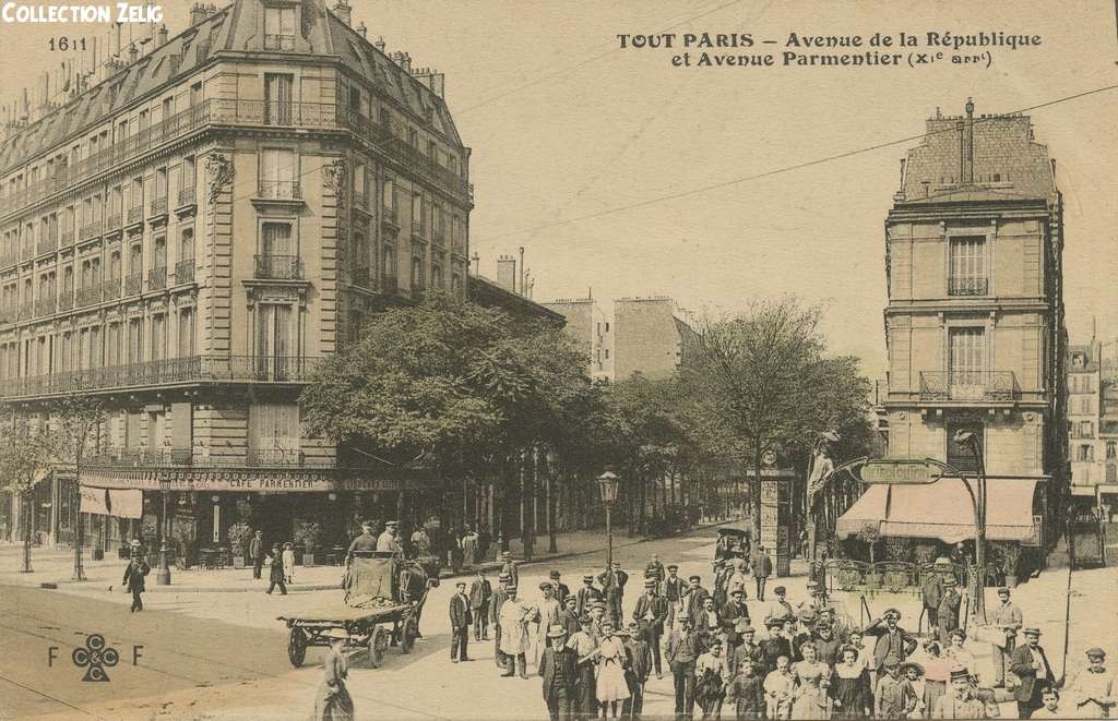 1611 - Avenue de la République et Avenue Parmentier