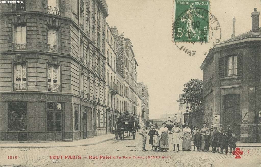 1616 - Rue Pajol à la Rue Torcy
