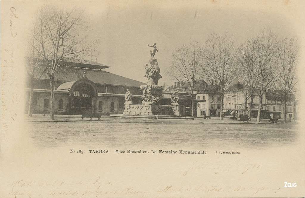 163 - Place Marcadieu - La Fontaine Monumentale