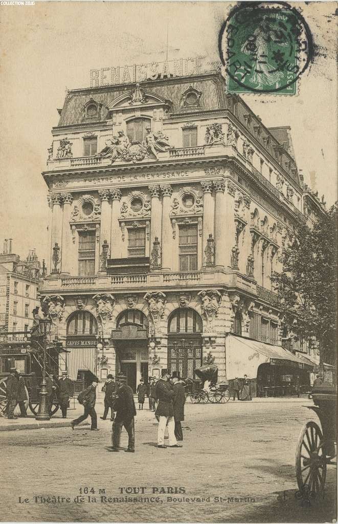 164 M - Le Théâtre de la Renaissance - Boulevard Saint-Martin