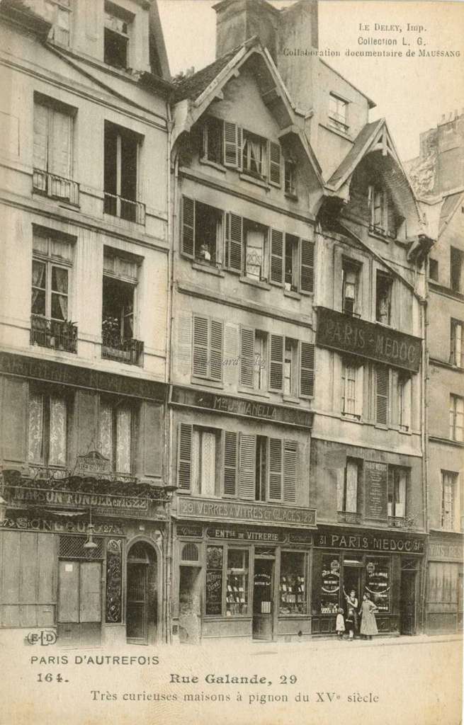 164 - Rue Galande, 29