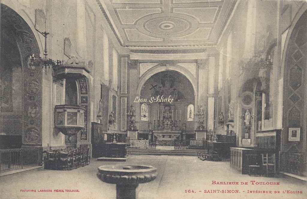 164 - Saint-Simon - Intérieur de l'Eglise