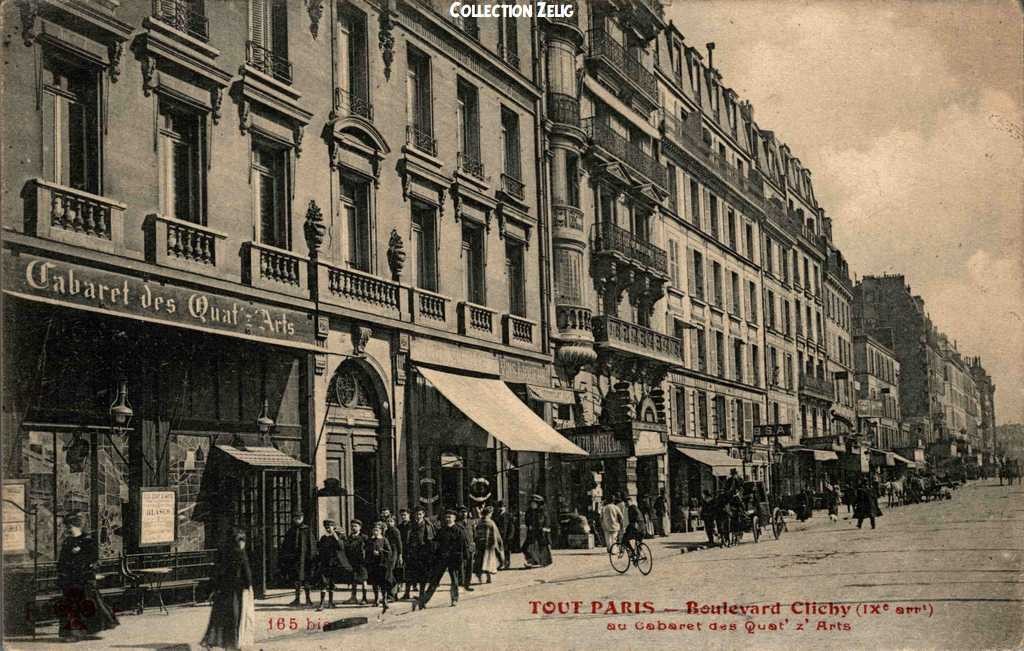 165 bis - Boulevard Clichy au cabaret des Quat-z-arts