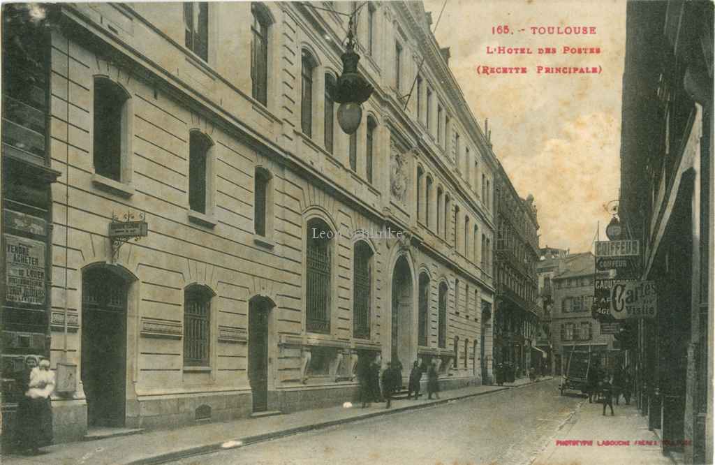 165 - L'Hôtel des Postes (Recette Principale)