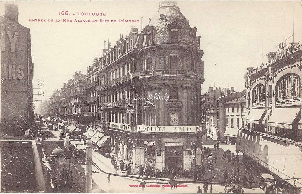166 - Entrée de la Rue Alsace et rue de Rémusat