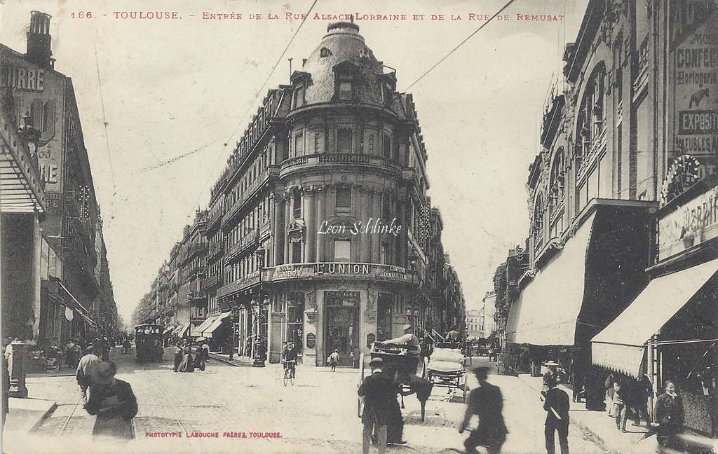 166 - Entrée de la Rue Alsace  et  rue de Rémusat