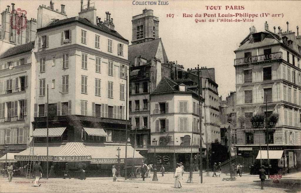 167 - Rue du Pont Louis-Philippe - Quai de l'Hôtel de Ville