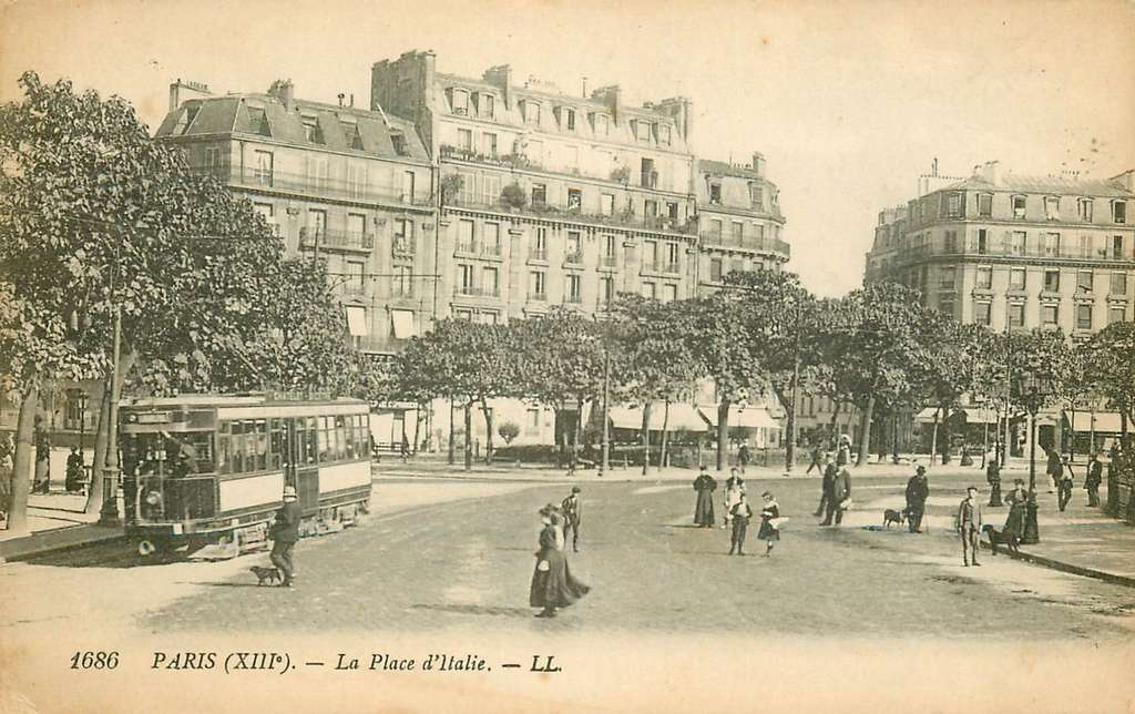 1686 - PARIS - La Place d'Italie
