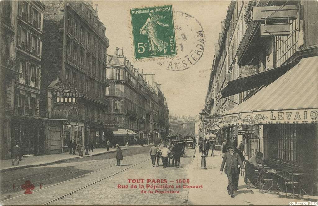 1693 - Rue de la Pépinière et Concert de la Pépinière