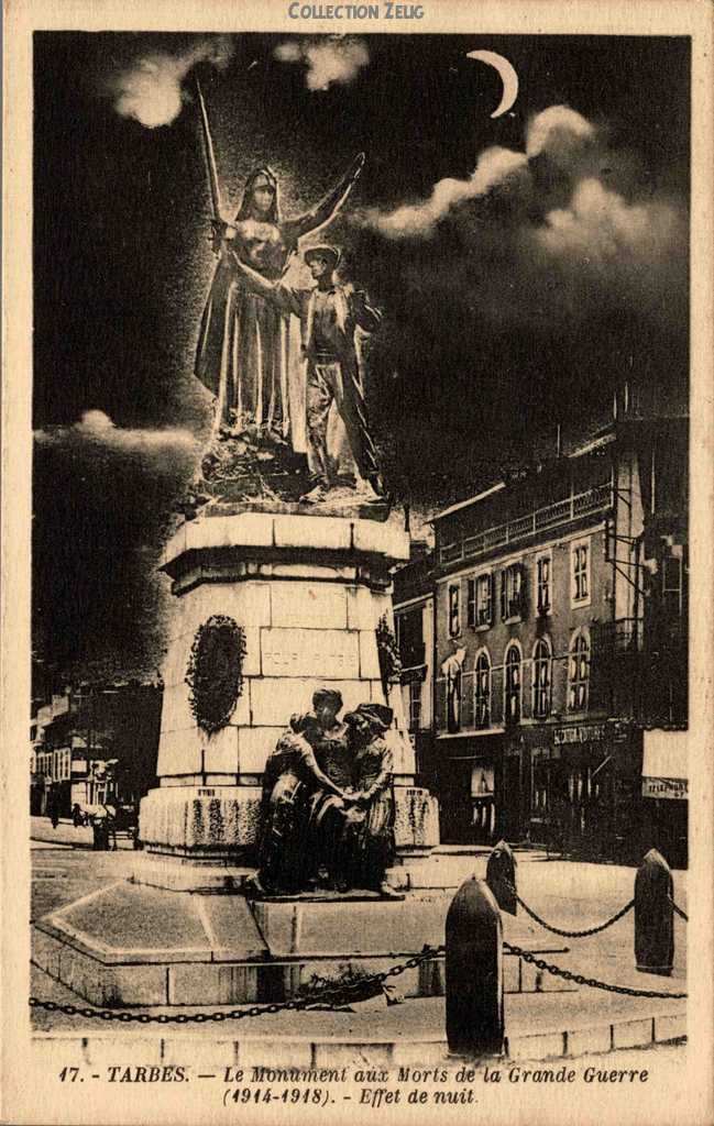 17 - Monument aux Morts de la Grande Guerre - Effet de Nuit (vue 2)