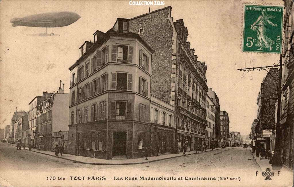 170 bis - Les Rues Mademoiselle et Cambronne