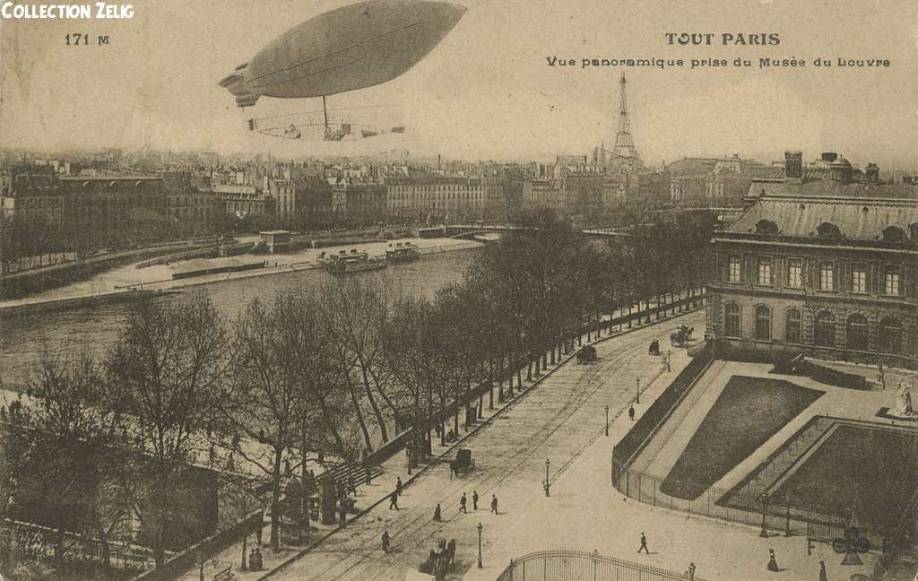 171 M - Vue panoramique prise du Musée du Louvre