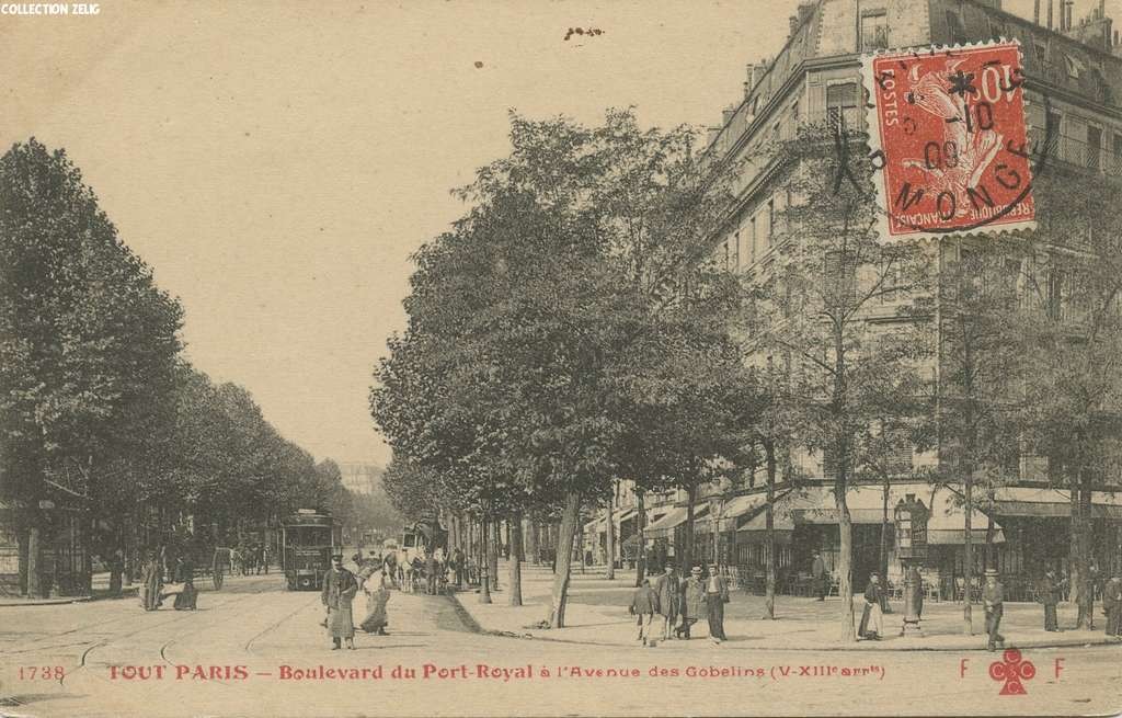 1738 - Boulevard du Port-Royal à l'Avenue des Gobelins
