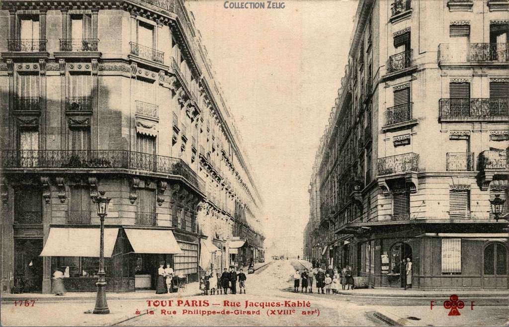 1757 - Rue Jacques-Kablé à la Rue Philippe-de-Girard