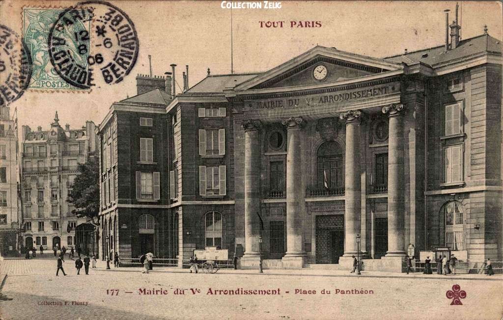 177 - Mairie du V° arrondissement - Place du Panthéon