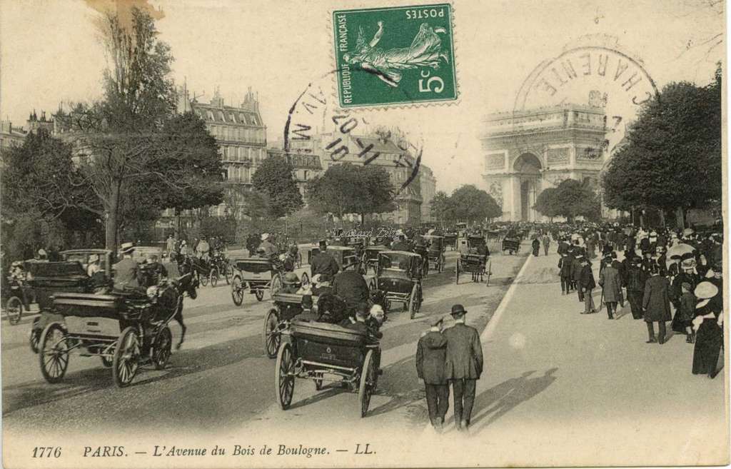 1776 - PARIS - L'Avenue du Bois de Boulogne