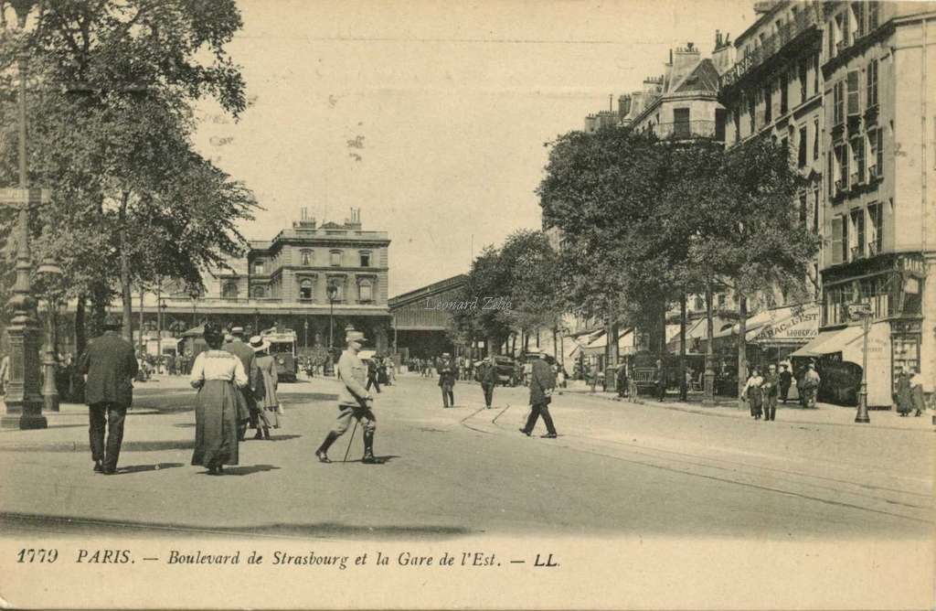 1779 - PARIS - Boulevard de Strasbourg et la Gare de l'Est