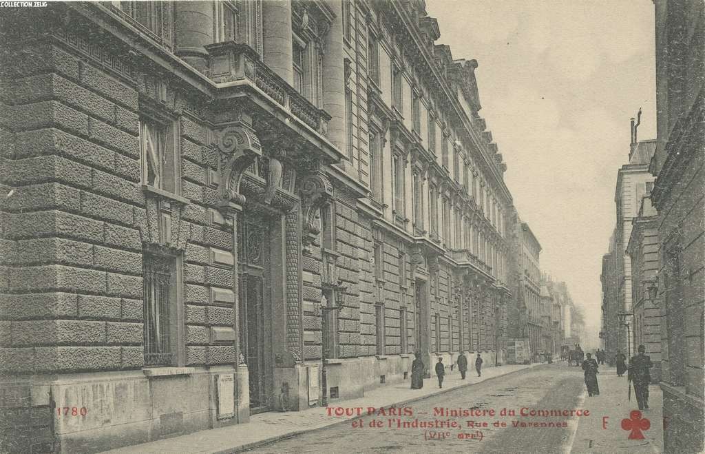 1780 - Ministère du Commerce et de l'Industrie - Rue de Varennes