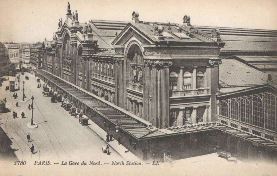 1780 - PARIS - La Gare du Nord.
