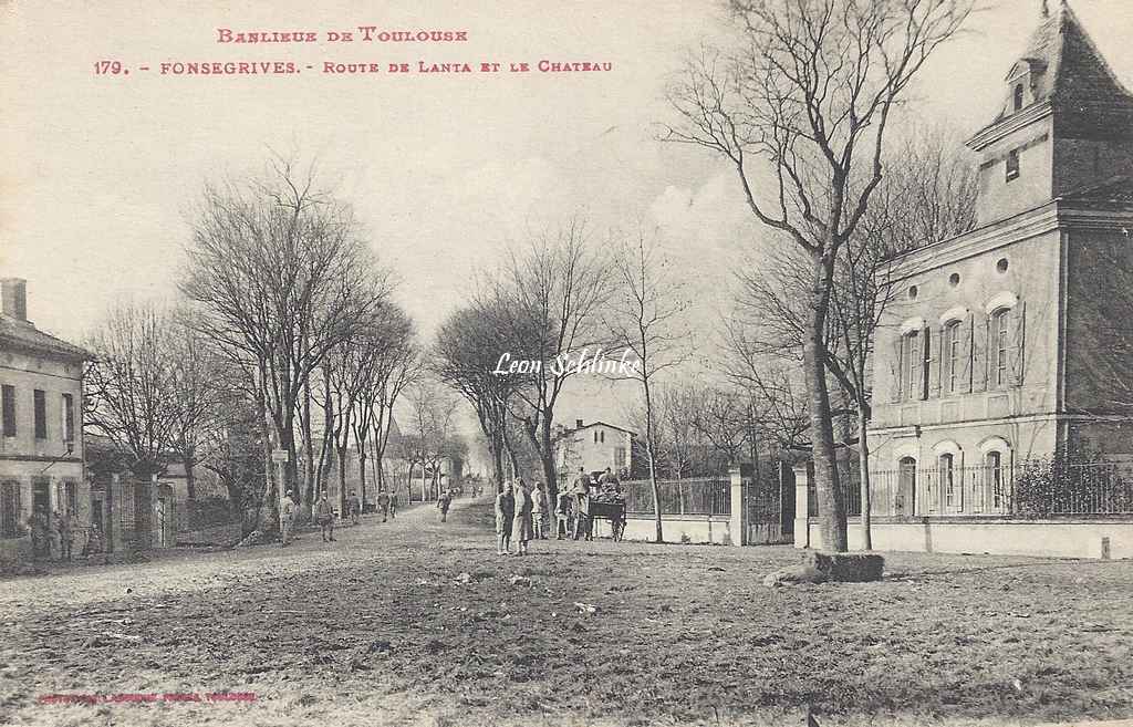 179 - Fonsegrives - Toute de Lanta et Château