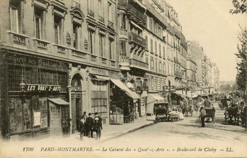 1790 - PARIS - Le Cabaret des ''Quat'-z-Arts'' - Boulevard de Clichy