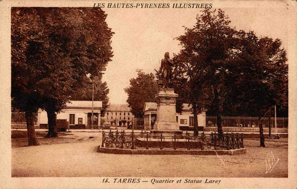 18 - Quartier et Statue Larrey