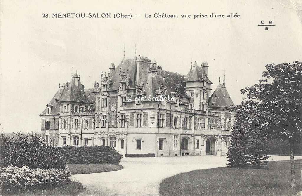 18-Ménetou-Salon - Le Château (EMB 28)