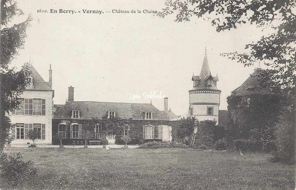 18-Vornay - 2610 En Berry Auxenfans - Château de La Chaise