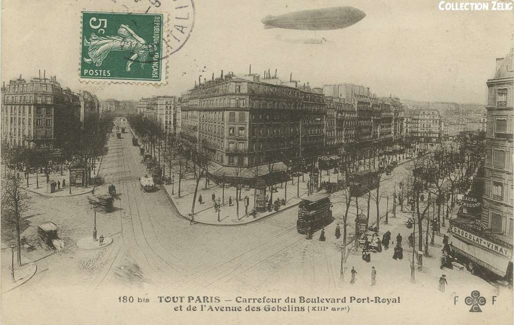 180 bis - Carrefour du Boulevard Port-Royal et de l'Avenue des Gobelins