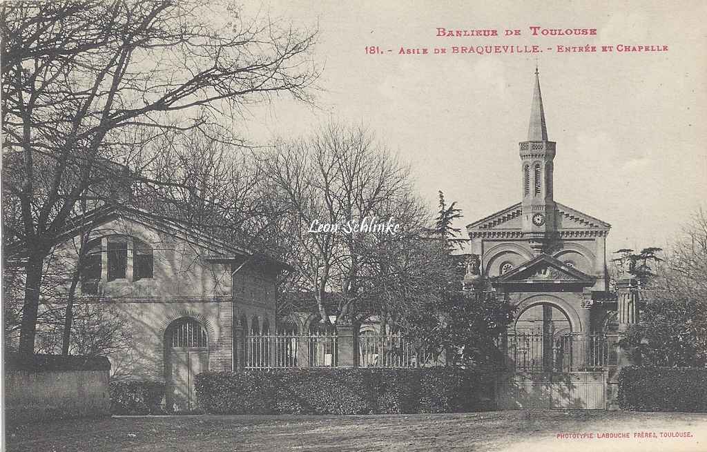 181 - Asile de Braqueville - Entrée et Chapelle