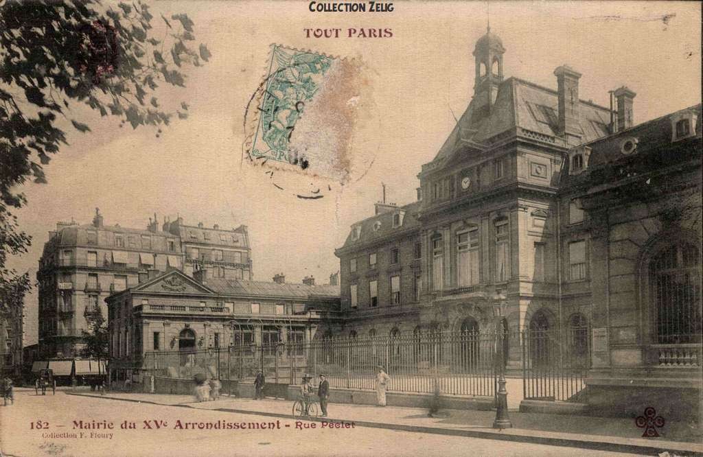 182 - Mairie du XV° arrondissement - Rue Péclet