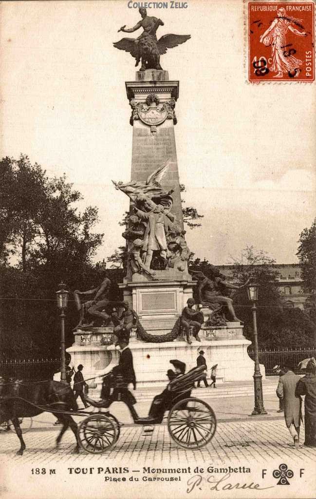 183 M - Monument de Gambetta, Place du Carrousel