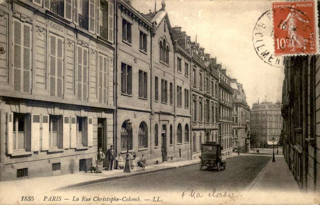 1835 - PARIS - La Rue Christophe-Colomb