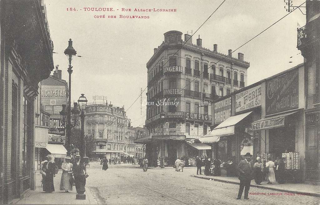 184 - Rue Alsace-Lorraine côté des Boulevards
