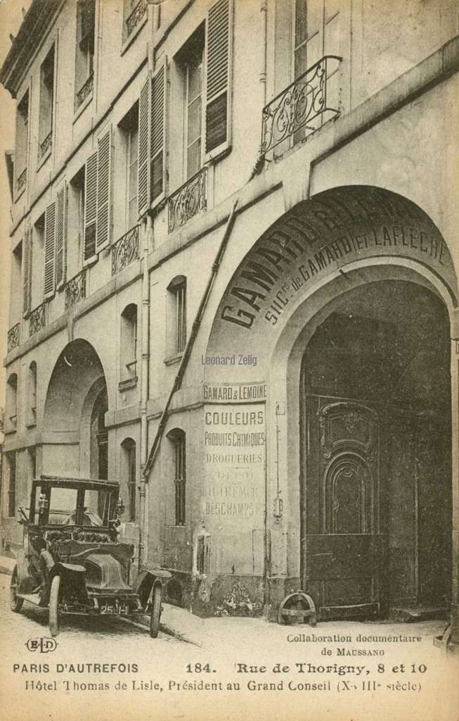184 - Rue de Thorigny, 8 et 10