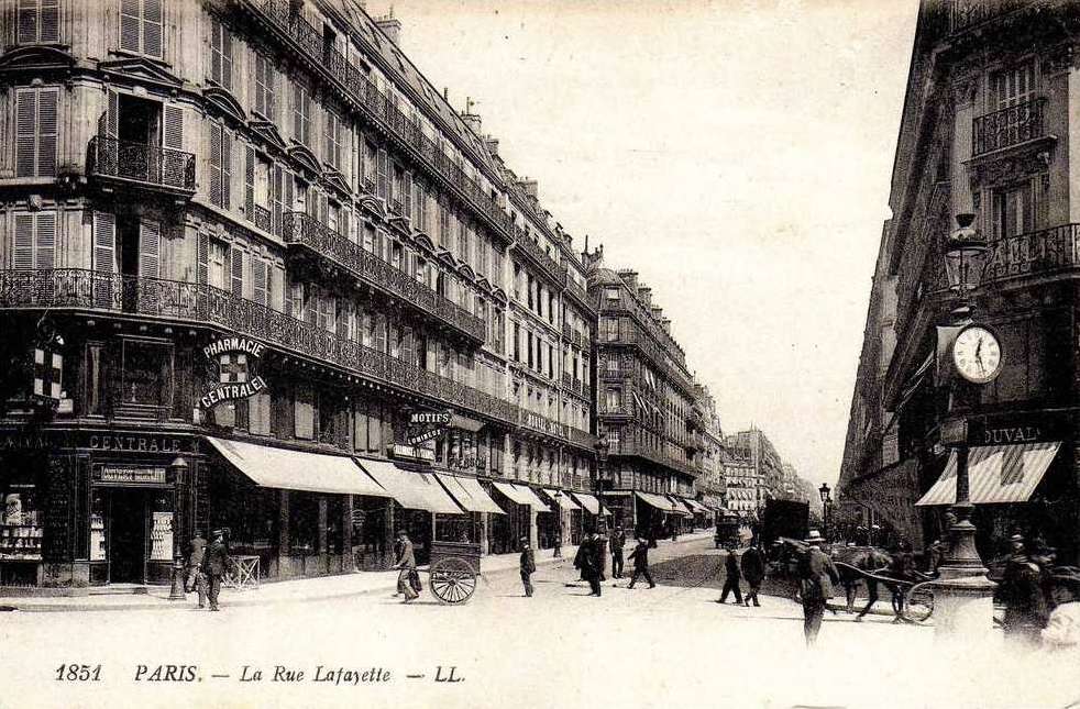 1851 - PARIS - La Rue Lafayette
