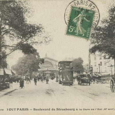 186 bis - Boulevard de Strasbourg à la Gare de l'Est