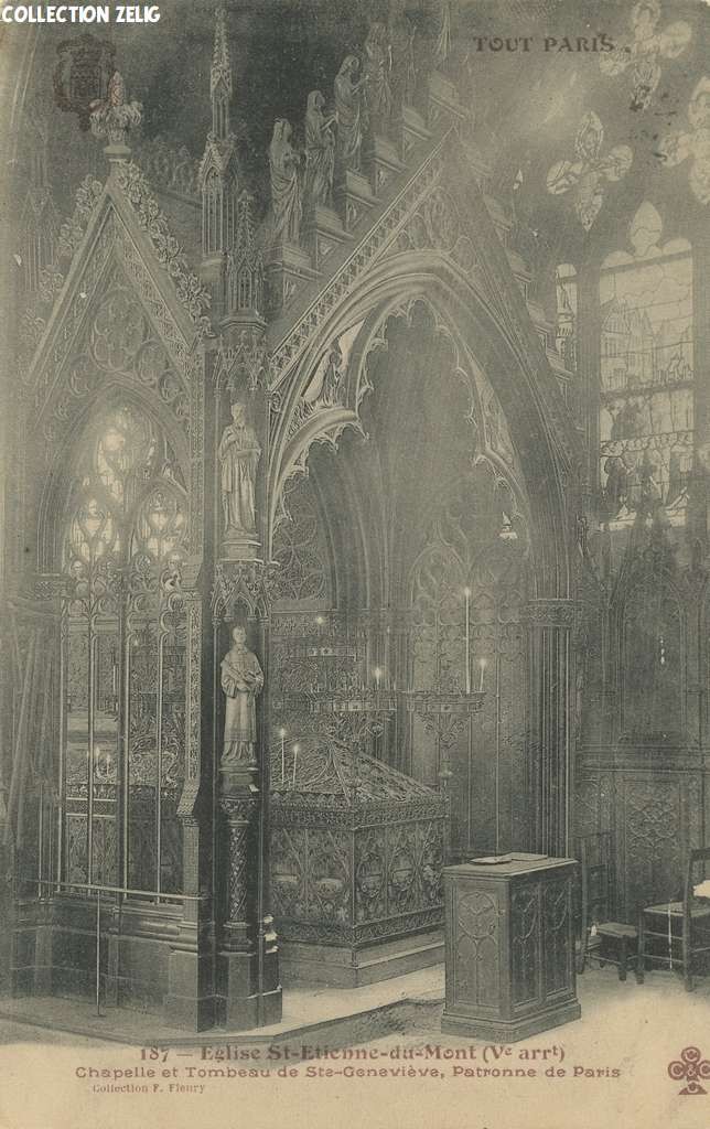 187 - Eglise St-Etienne du Mont - Chapelle et Tombeau de Ste-Geneviève