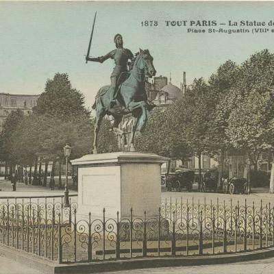 1873 - La Statue de Jeanne d'Arc - Place Saint-Augustin