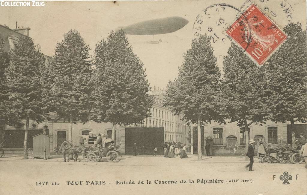 1876 bis - Entrée de la Caserne de la Pépinière