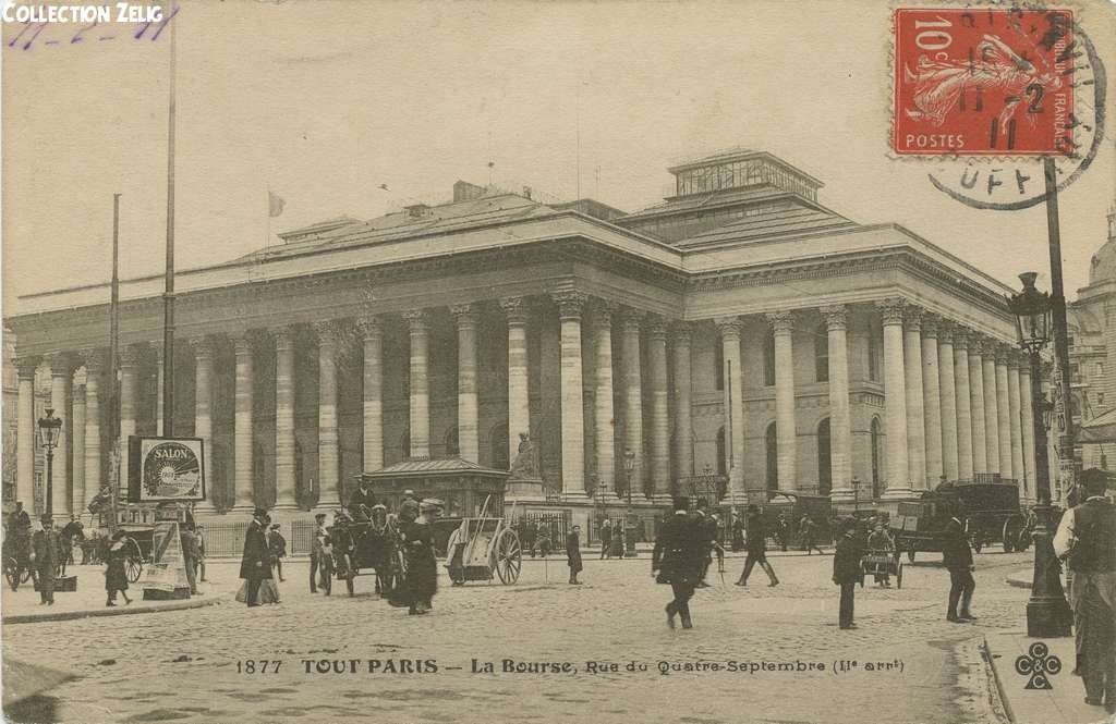 1877 - La Bourse - Rue du Quatre Septembre