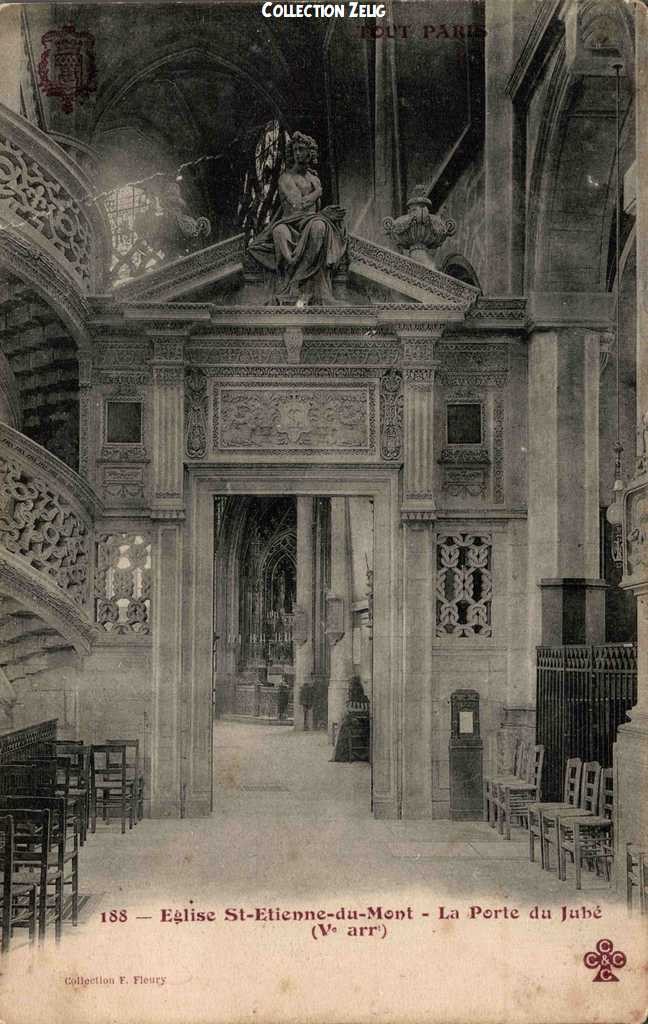 188 - Eglise St-Etienne-du-Mont - La Porte du Jubé