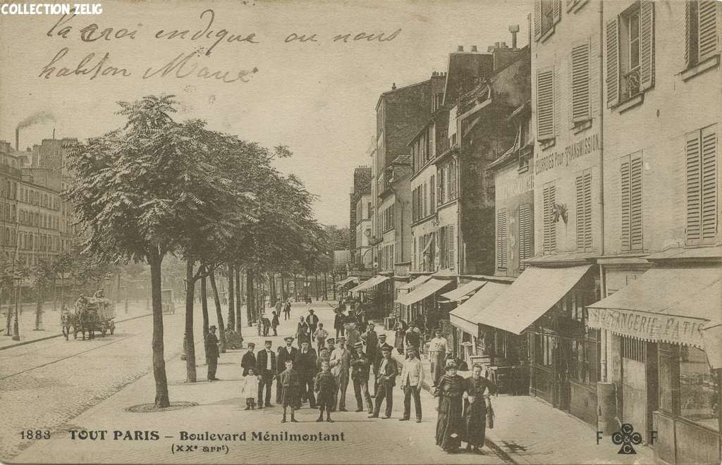 1883 - Boulevard de Ménilmontant
