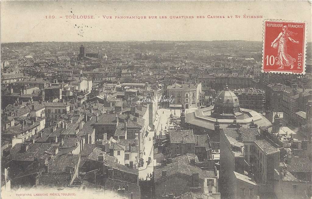 189 - Vue panoramique sur les Carmes et St-Etienne